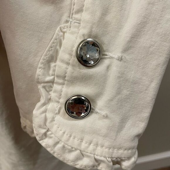 Christopher & Banks blazer Crystal buttons Sz S - Picture 5 of 9